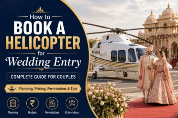 book a helicopter for wedding