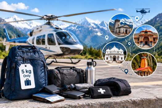 chardham helicopter weight limits
