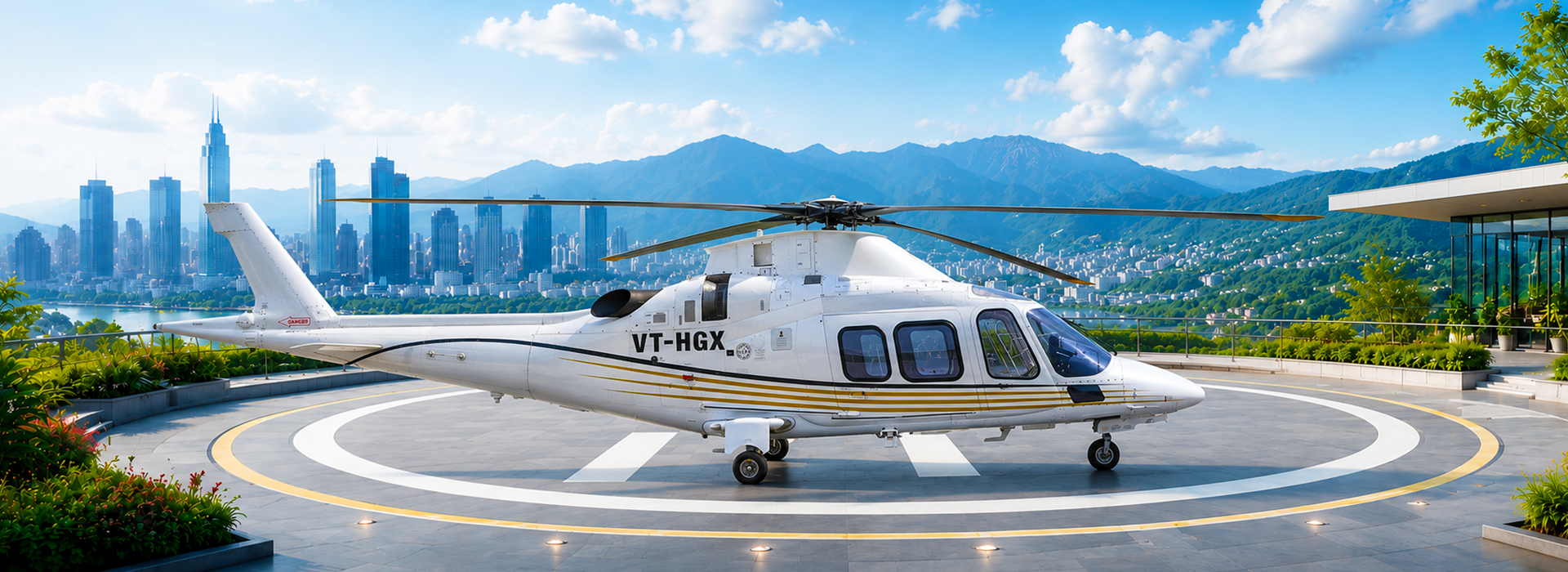 Private helicopter booking